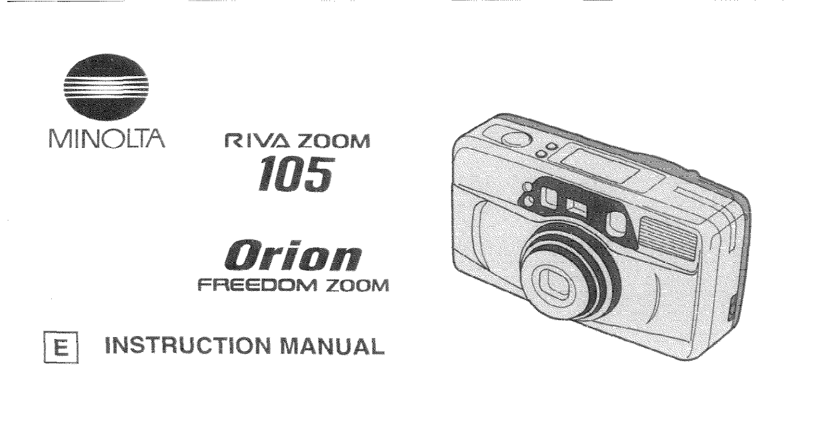 MINOLTA Riva Zoom 105, Freedom Zoom Orion User Manual