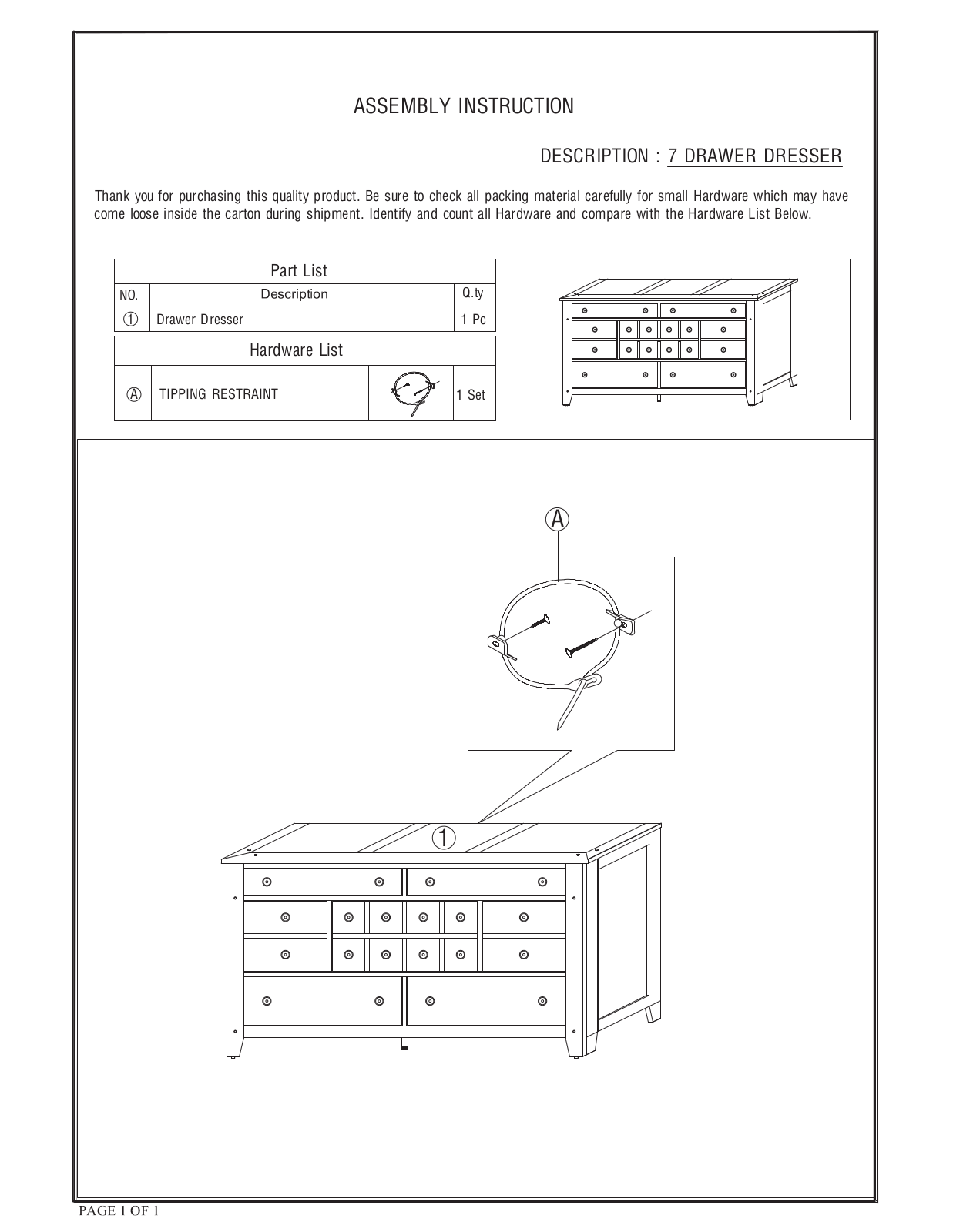 Foundstone W007992410 Installation & Assembly - ManualMachine.com