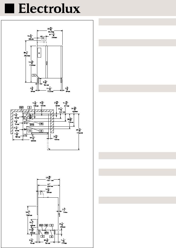 Electrolux 267755 (AOS202GTP1) General Manual