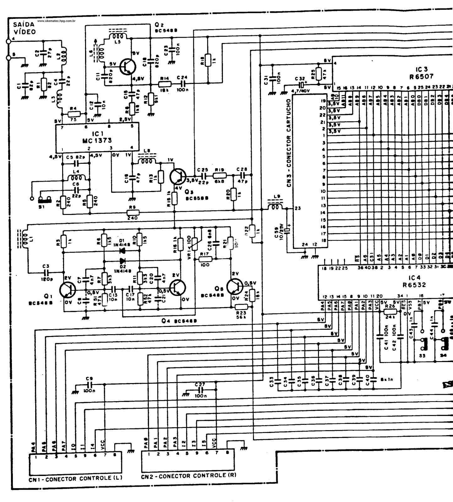 CCE VG5600 Schematic