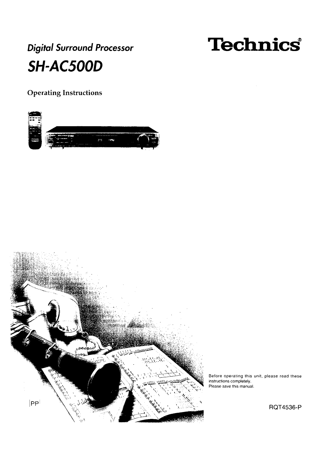 Panasonic SH-AC500D Owner’s Manual
