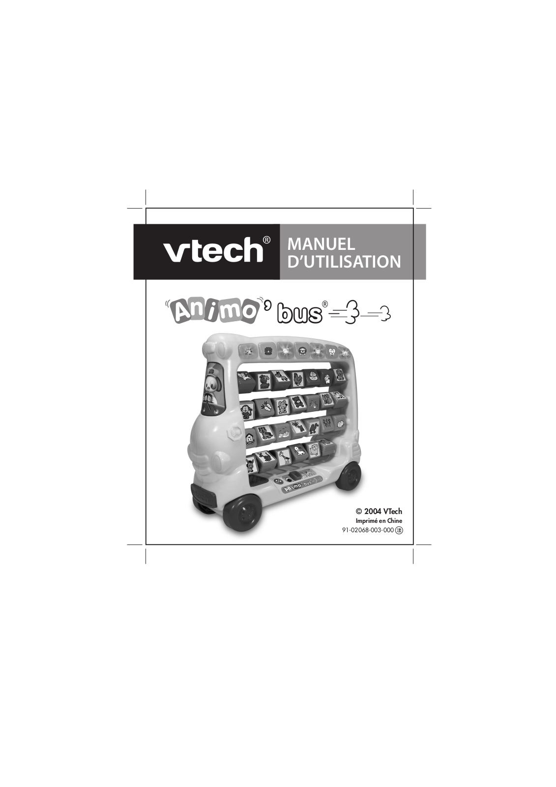 VTECH ANIMOBUS User Manual