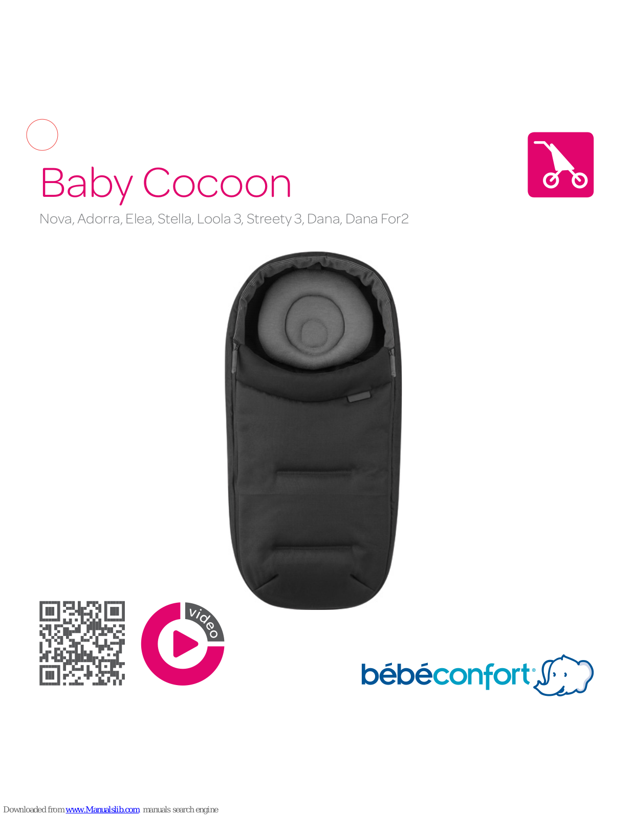 BEBE CONFORT Baby Cocoon Instructions Manual