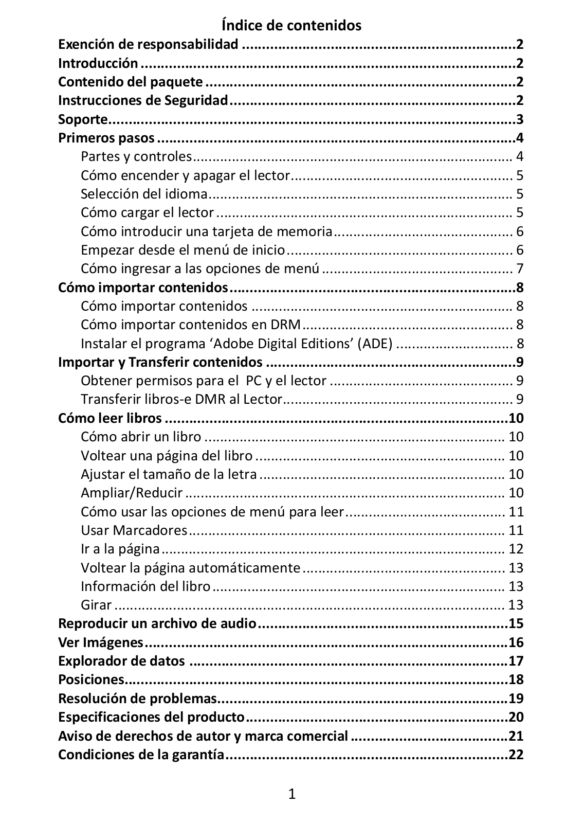 Odys Boox User Manual