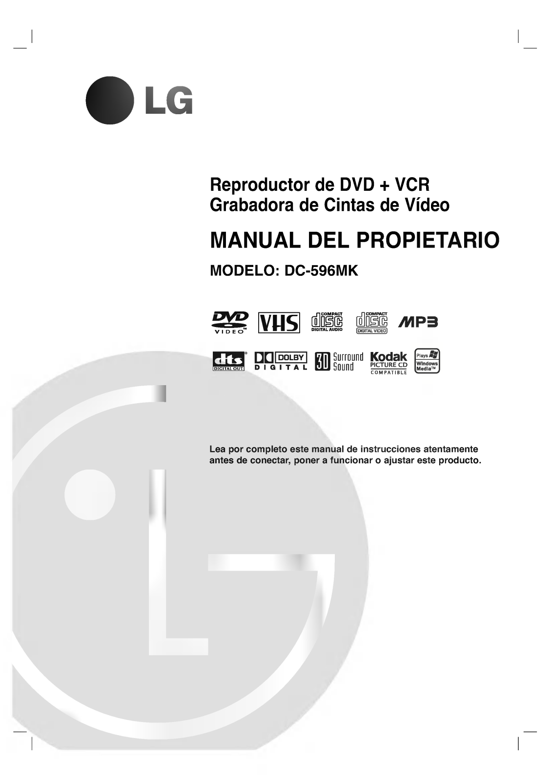 LG V691MK User Manual