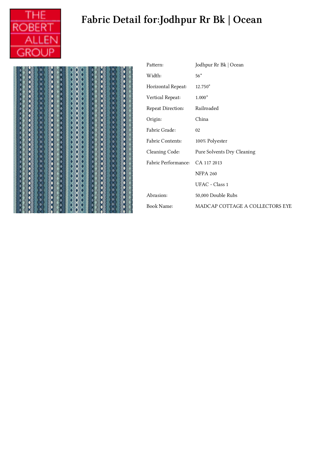 Robert Allen RALF1208 Specifications - ManualMachine.com