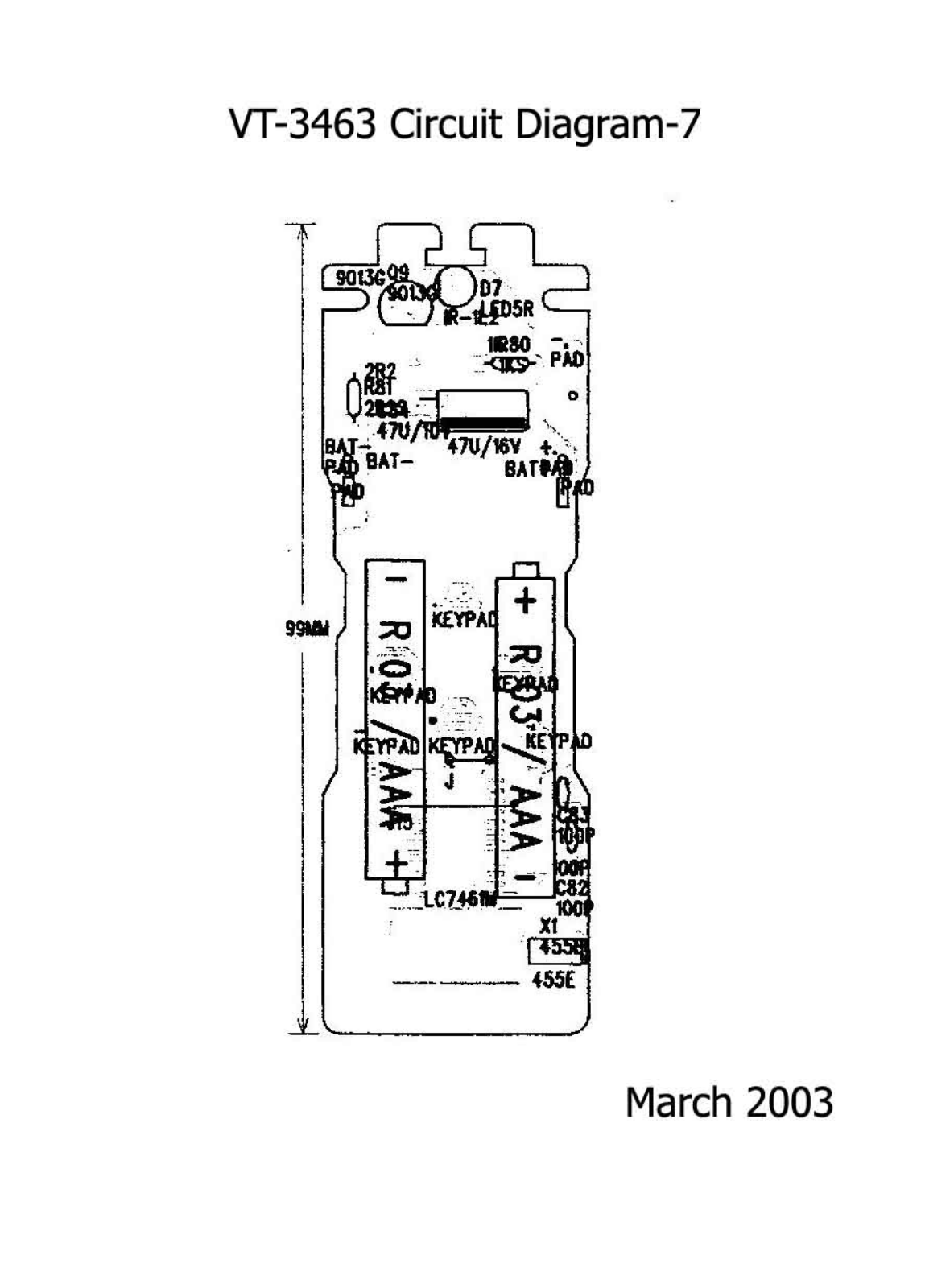 Vitek VT-3463 curcuit Diagram 7