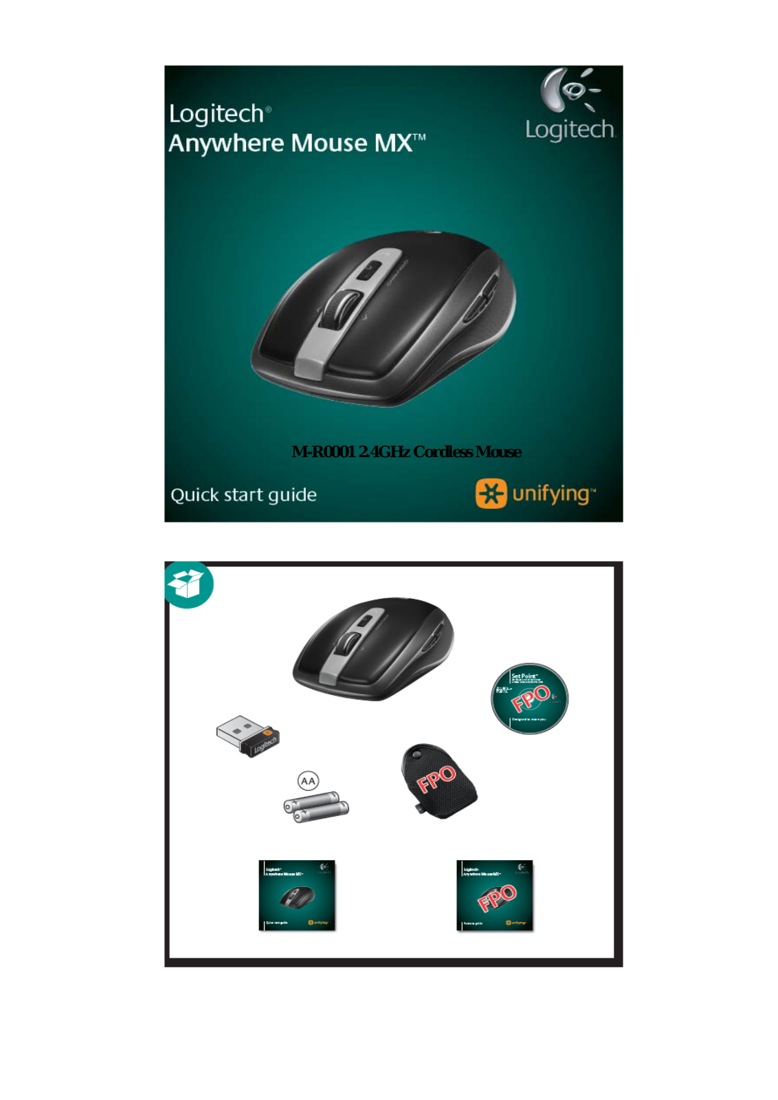 Logitech Far East MR0001 User Manual