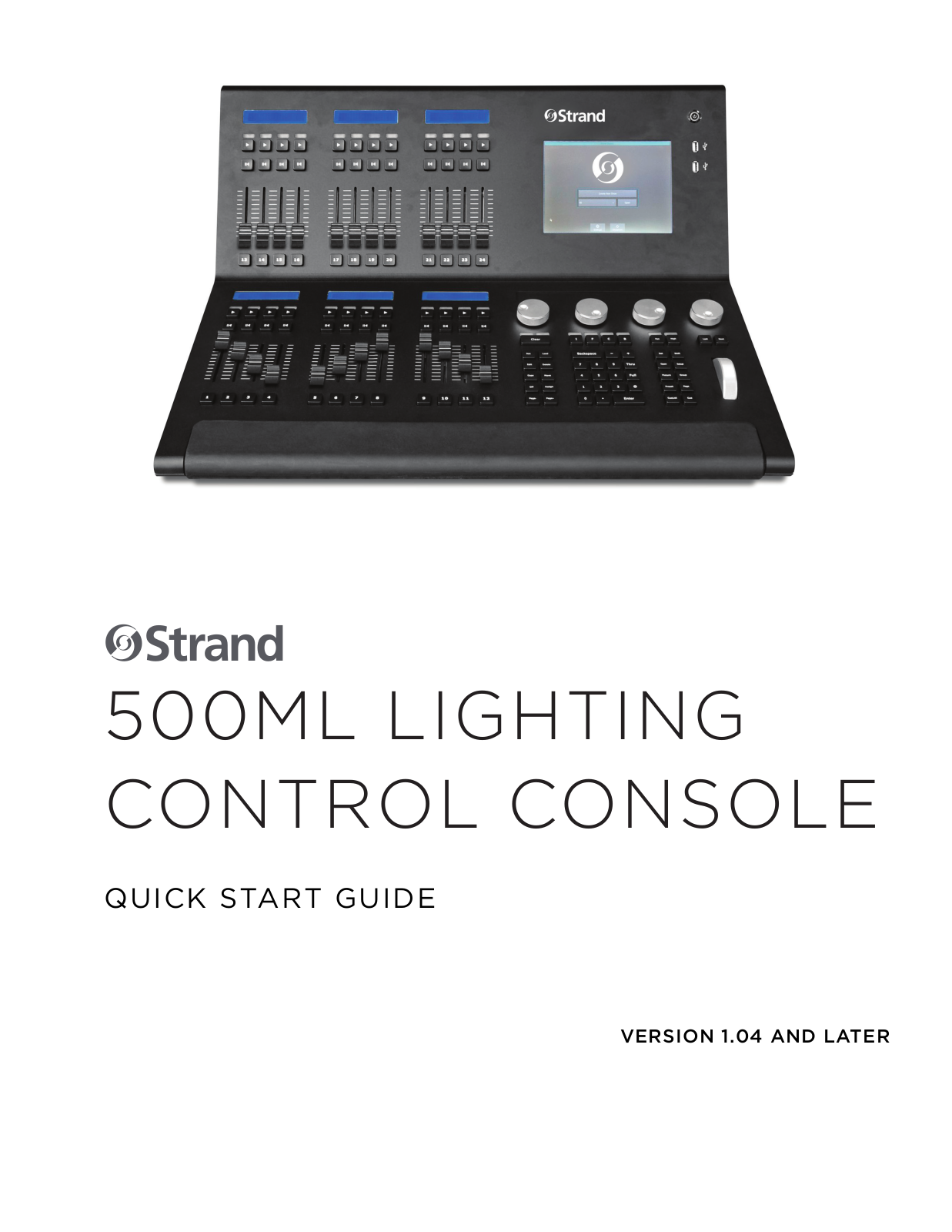 Strand 500ML Quick Start Manual - ManualMachine.com