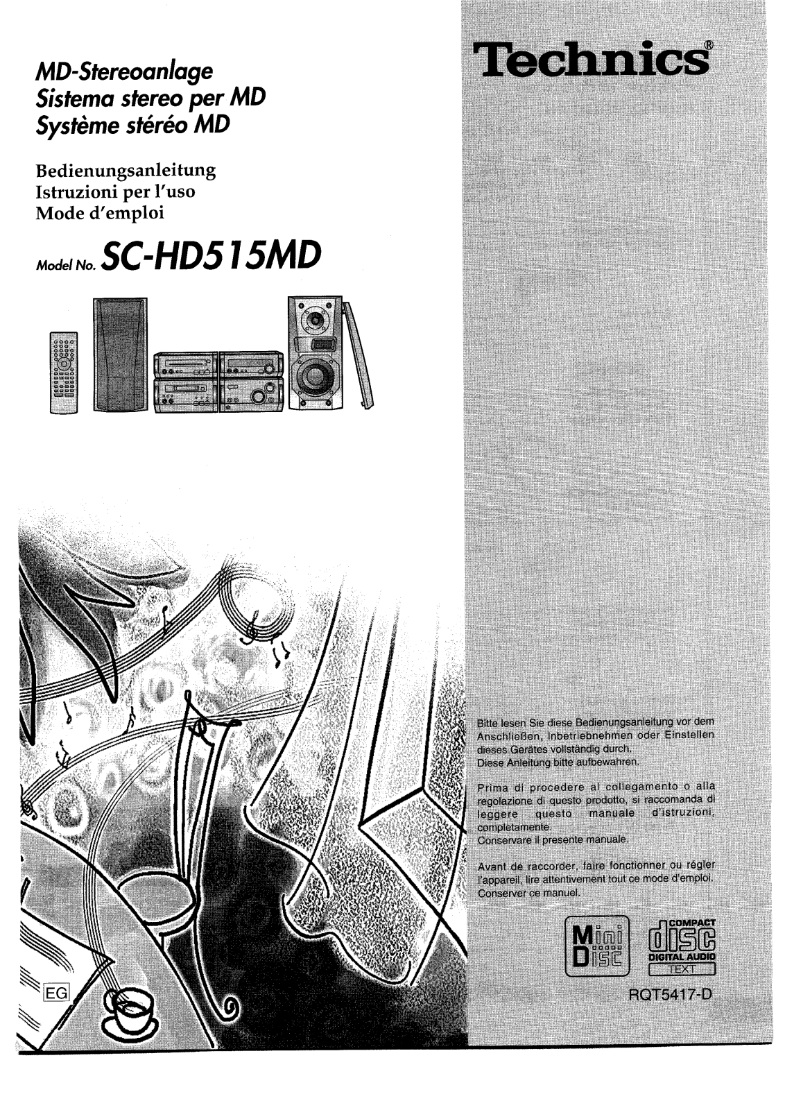 Panasonic SC-HD515 User Manual