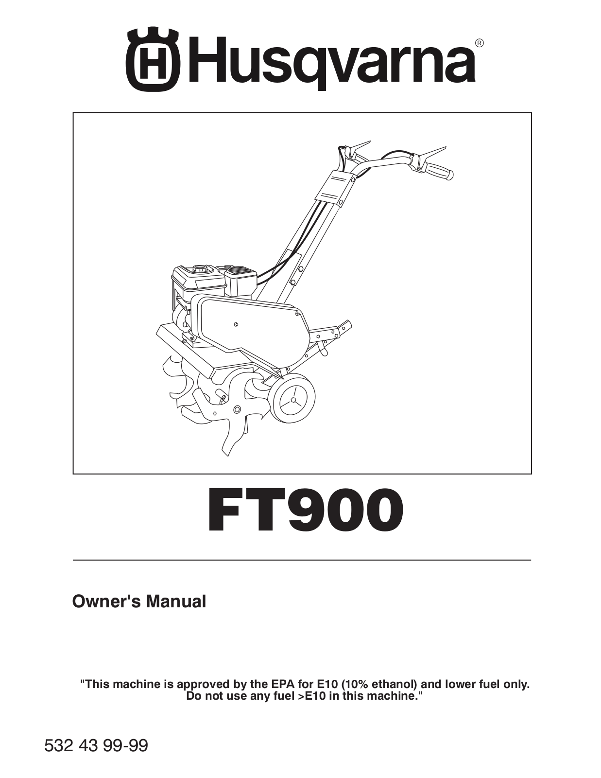 Husqvarna FT900 User Manual