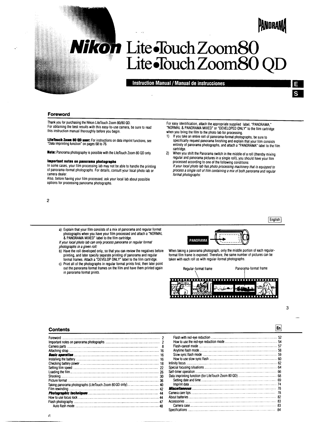 NIKON LTZ80 User Manual