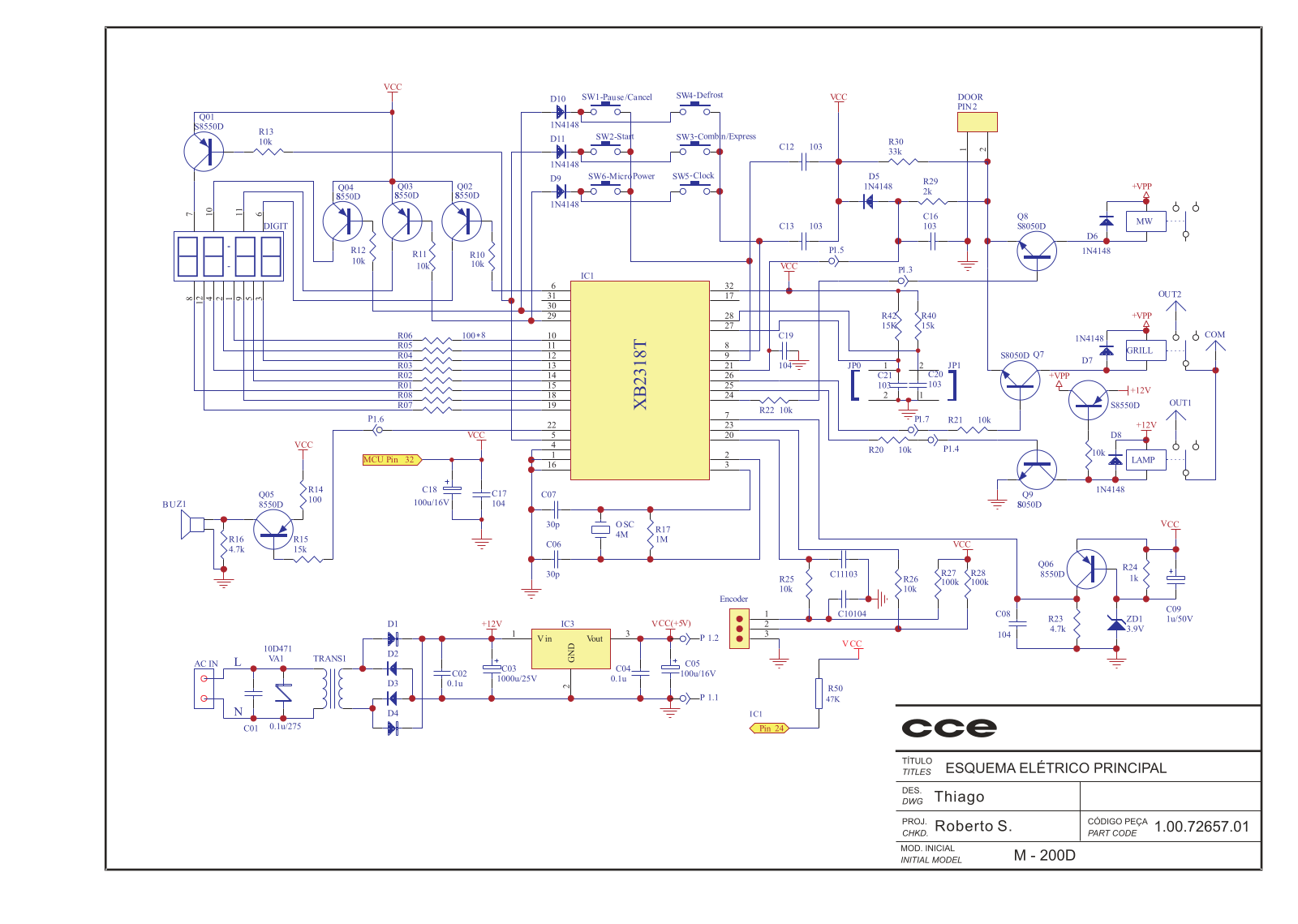 CCE M-200D Diagram