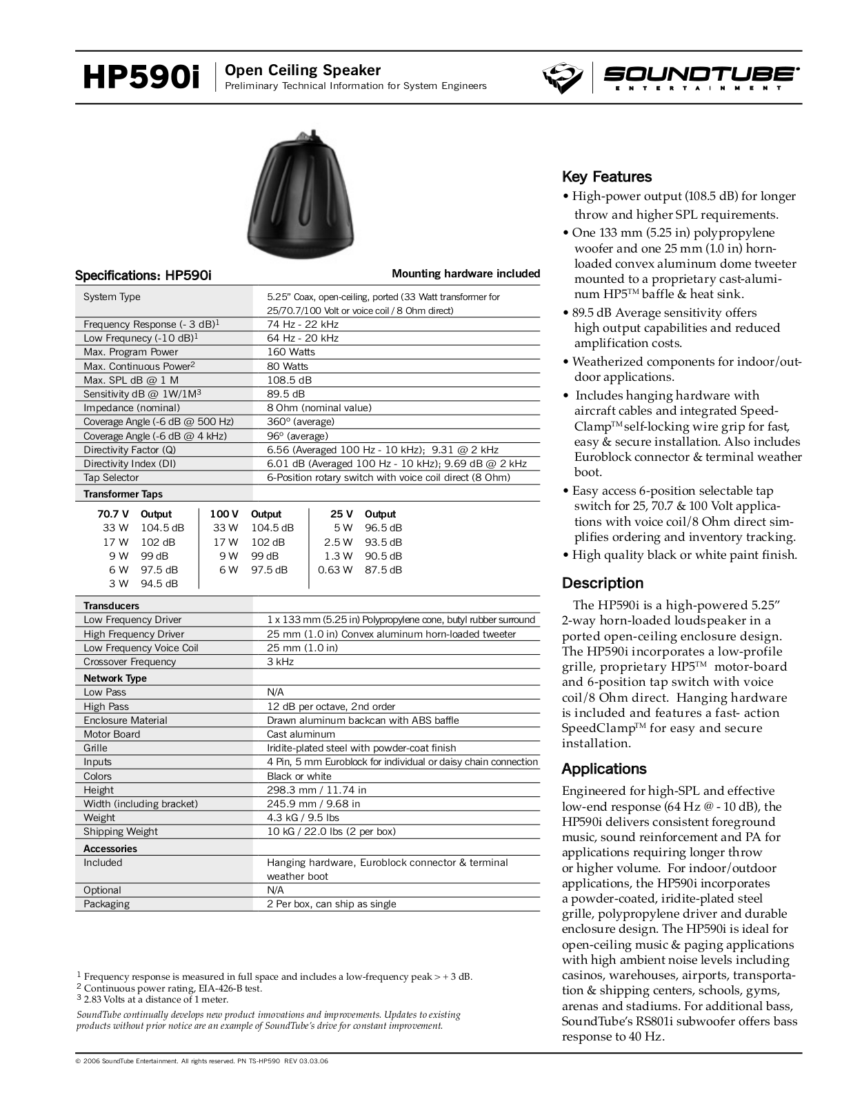 Phase Technology HP590i User Manual