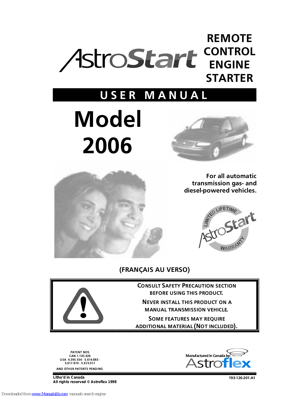 AstroStart 2006 User Manual