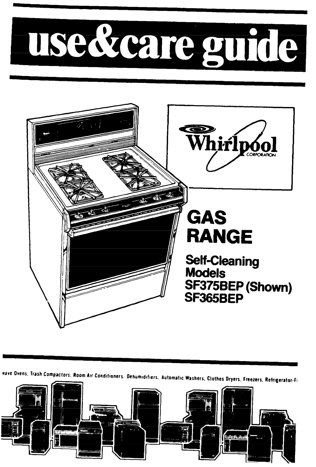 Whirlpool SF365BEP, SF375BEP User Manual - ManualMachine.com