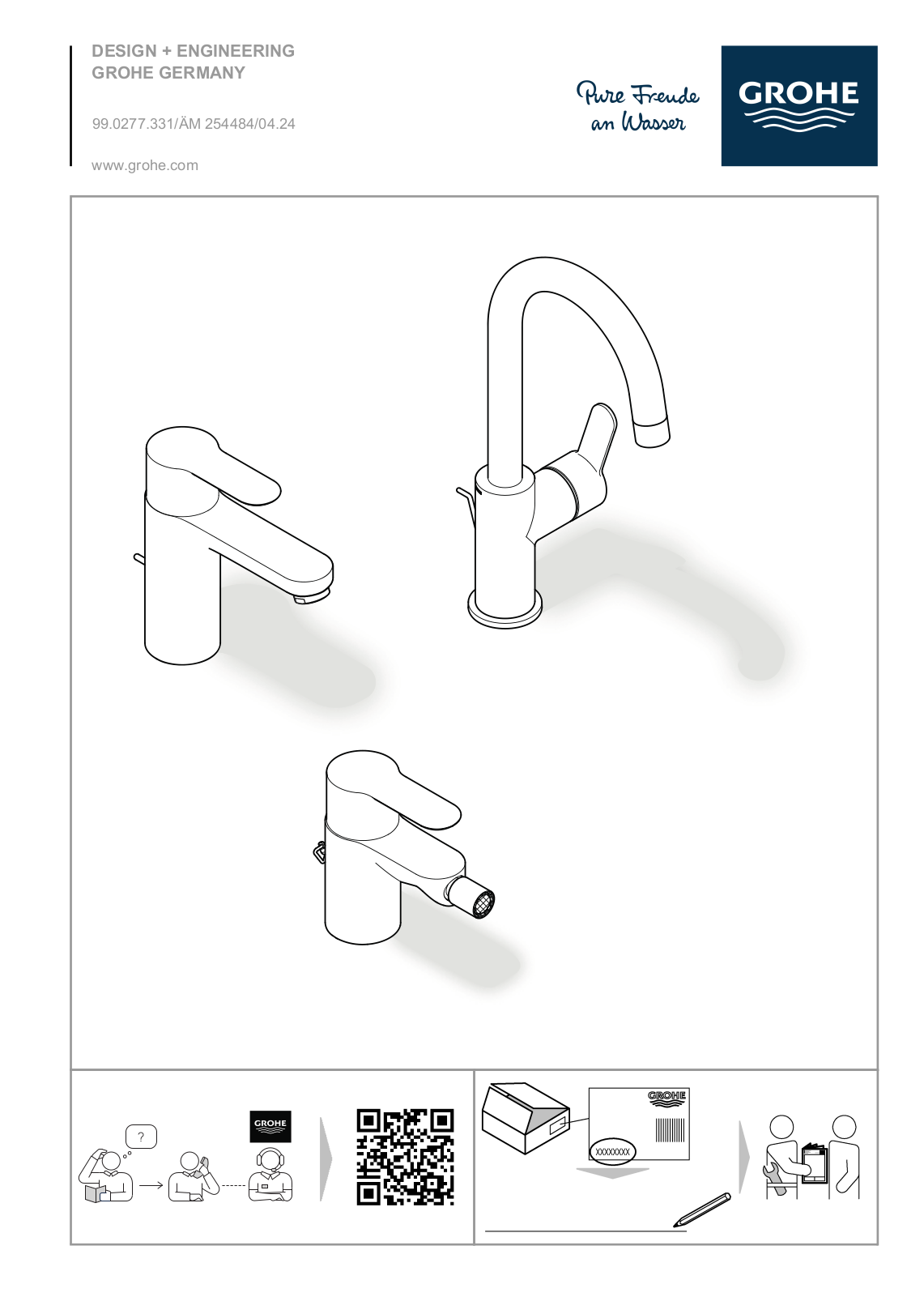 GROHE 23590001, 23463001 User guide - ManualMachine.com
