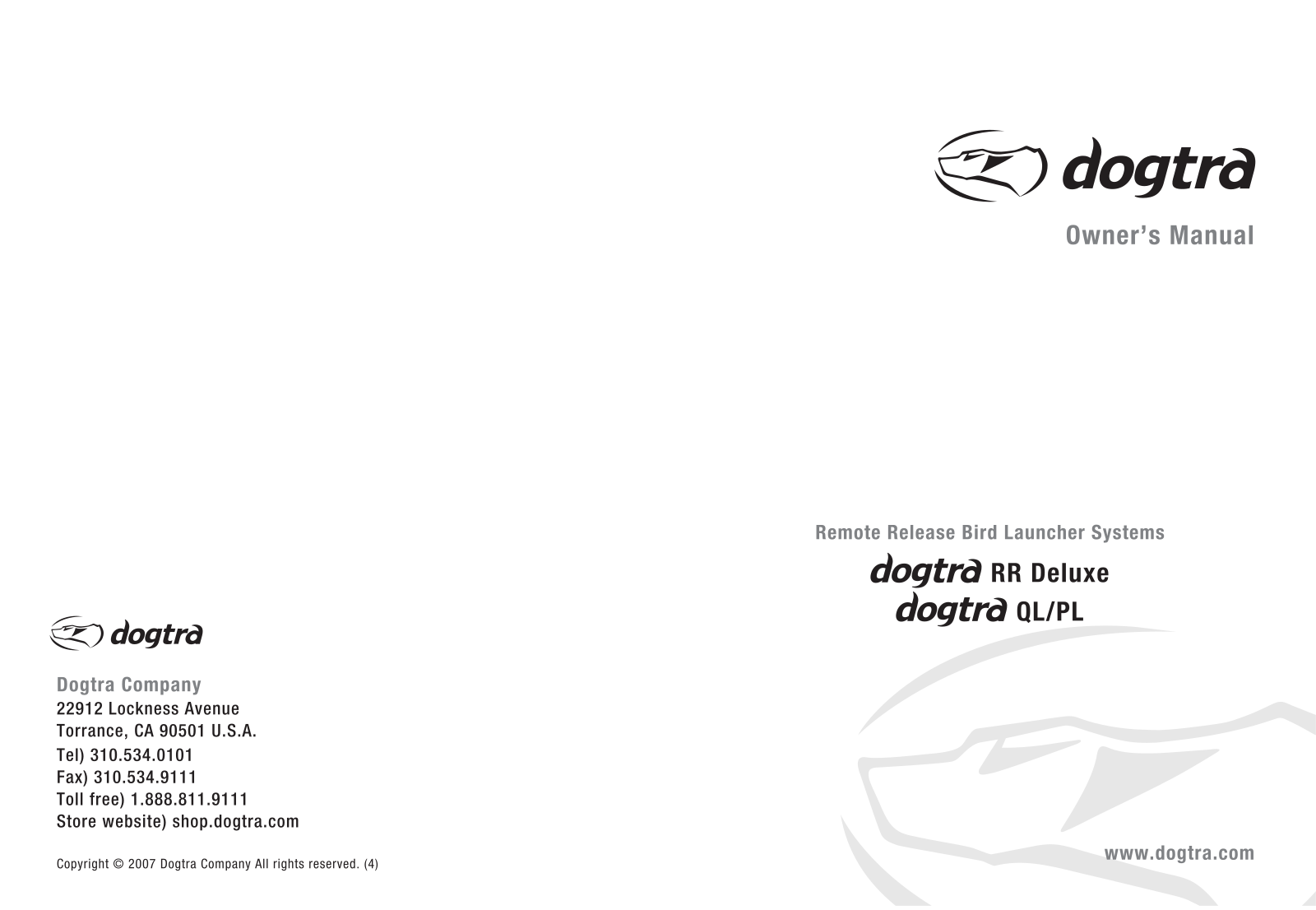 Dogtra QL User Manual