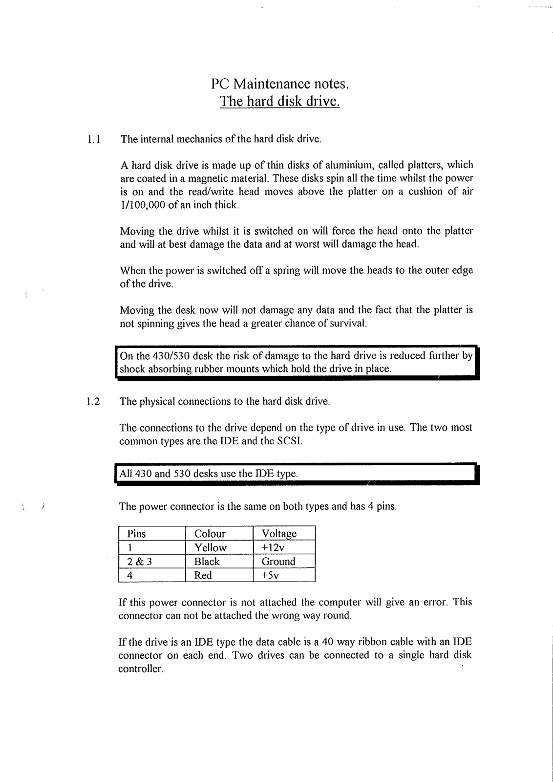 Strand 430 430 / 530 PC Maintenance Notes - ManualMachine.com