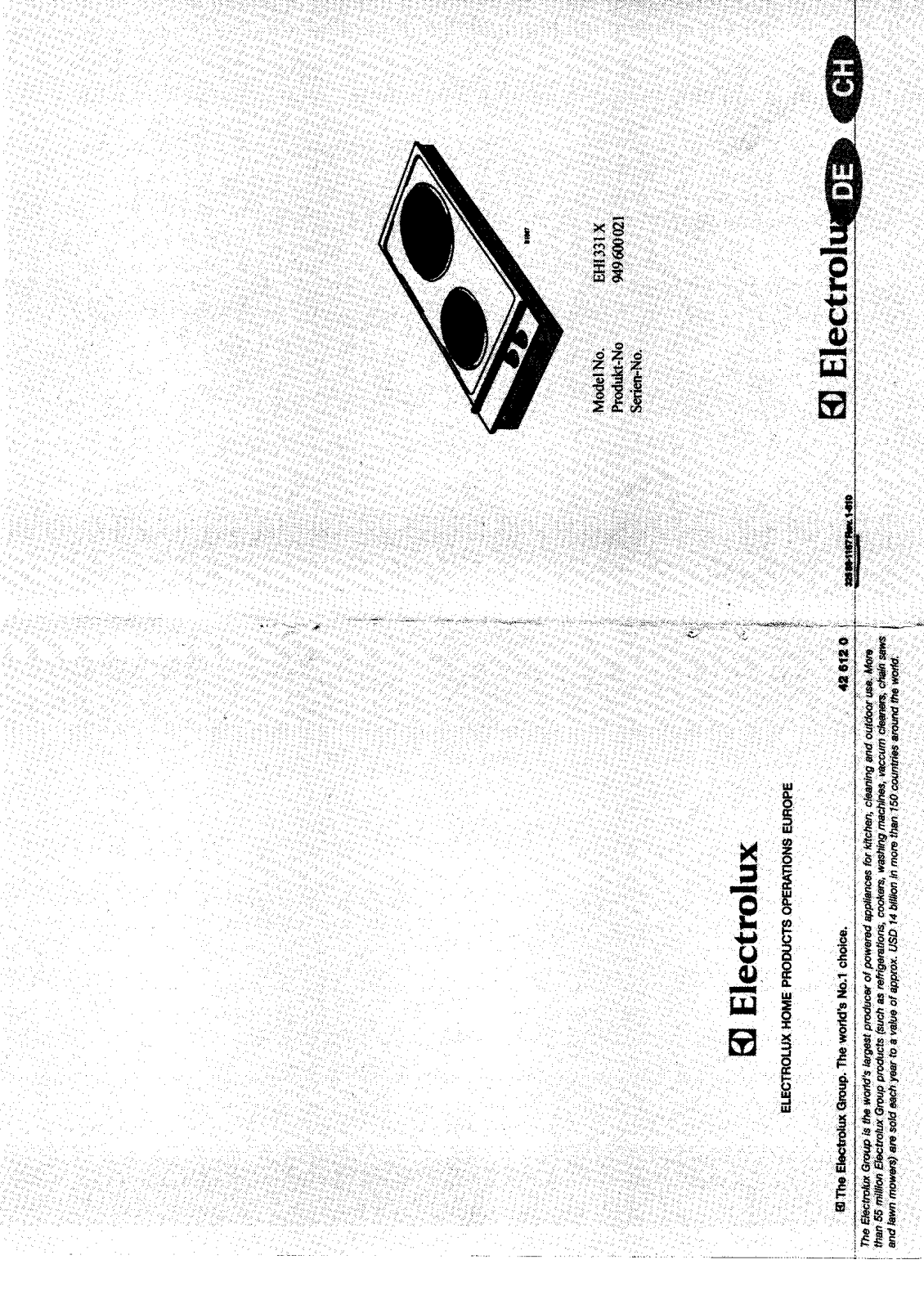 AEG EHI331X User Manual