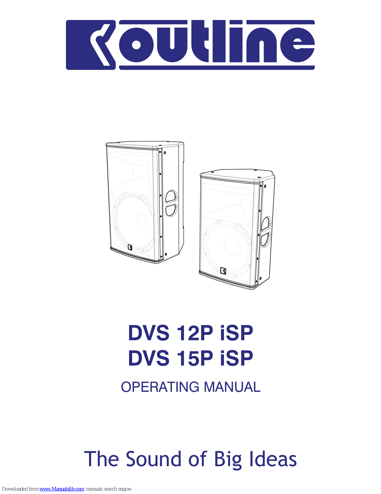 Outline DVS 12P iSP, DVS 15P iSP Operating Manual