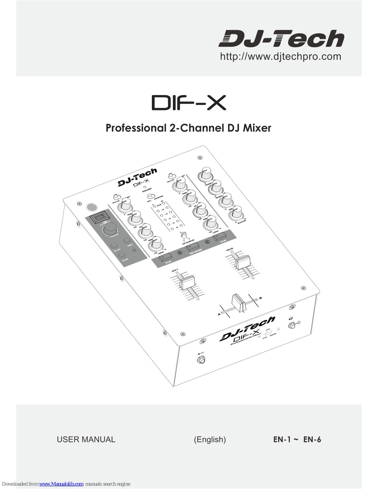 DJ-Tech DIF-X User Manual