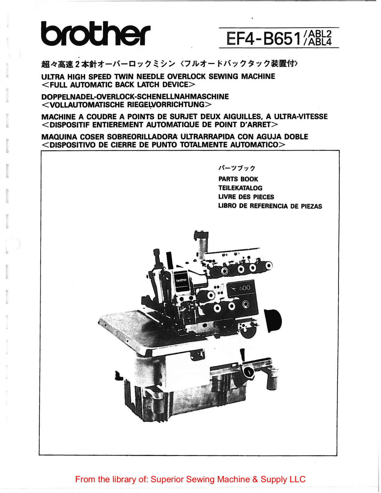 Brother EF4-B651-ABL2, EF4-B651-ABL4 User Manual - ManualMachine.com