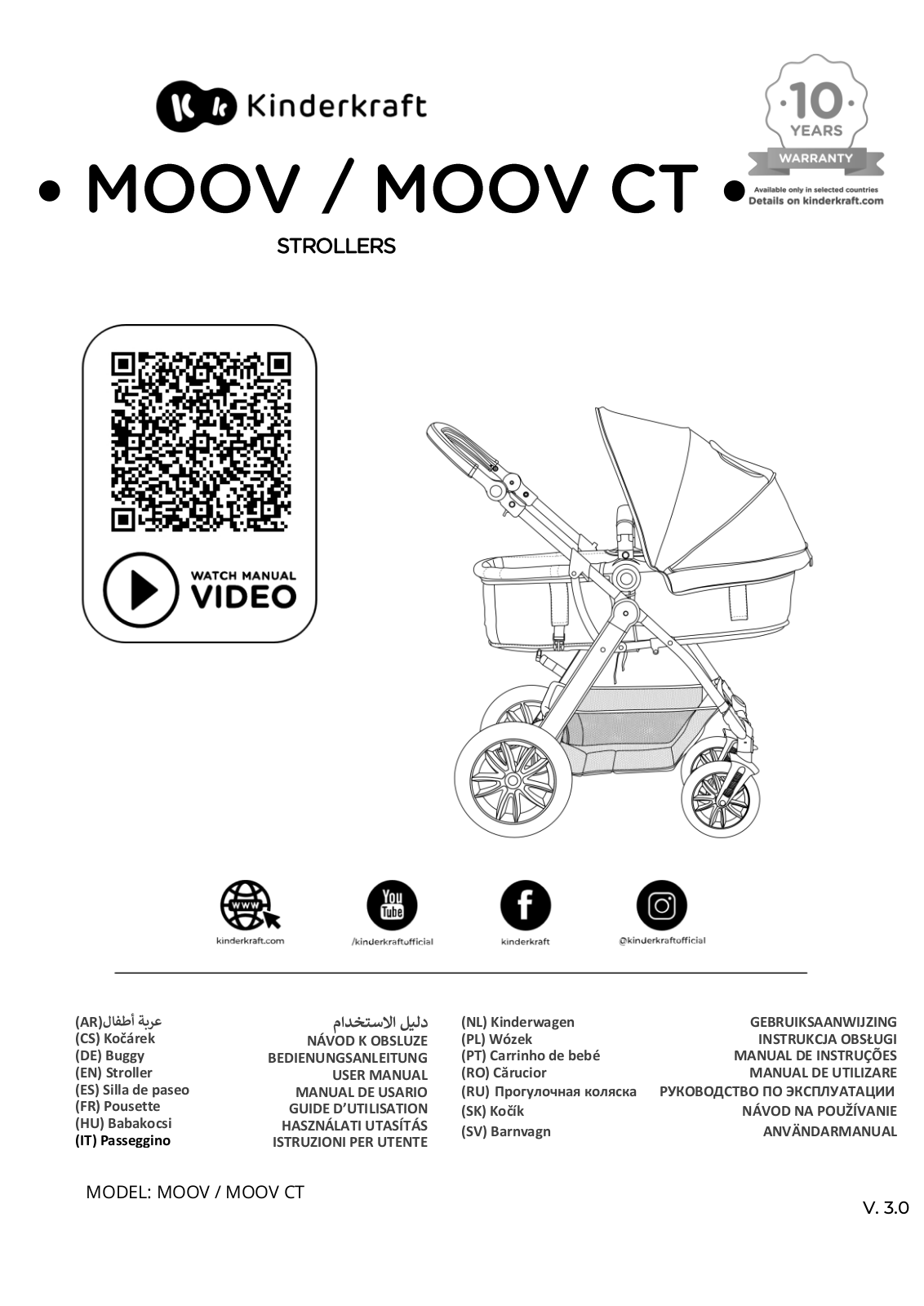 Kinderkraft Moov CT, Moov User guide - ManualMachine.com