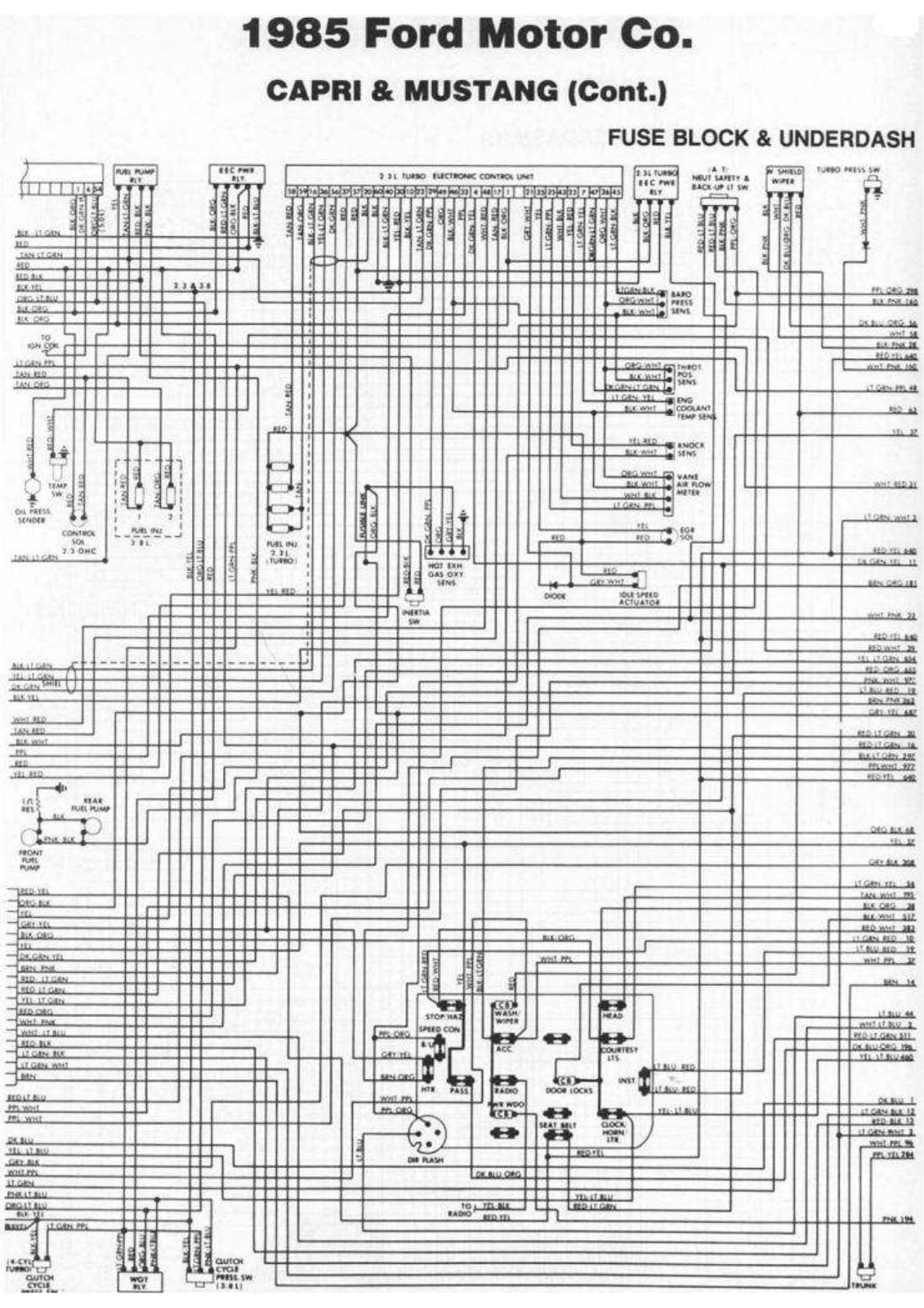 FORD Mustang 5-6 Diagram