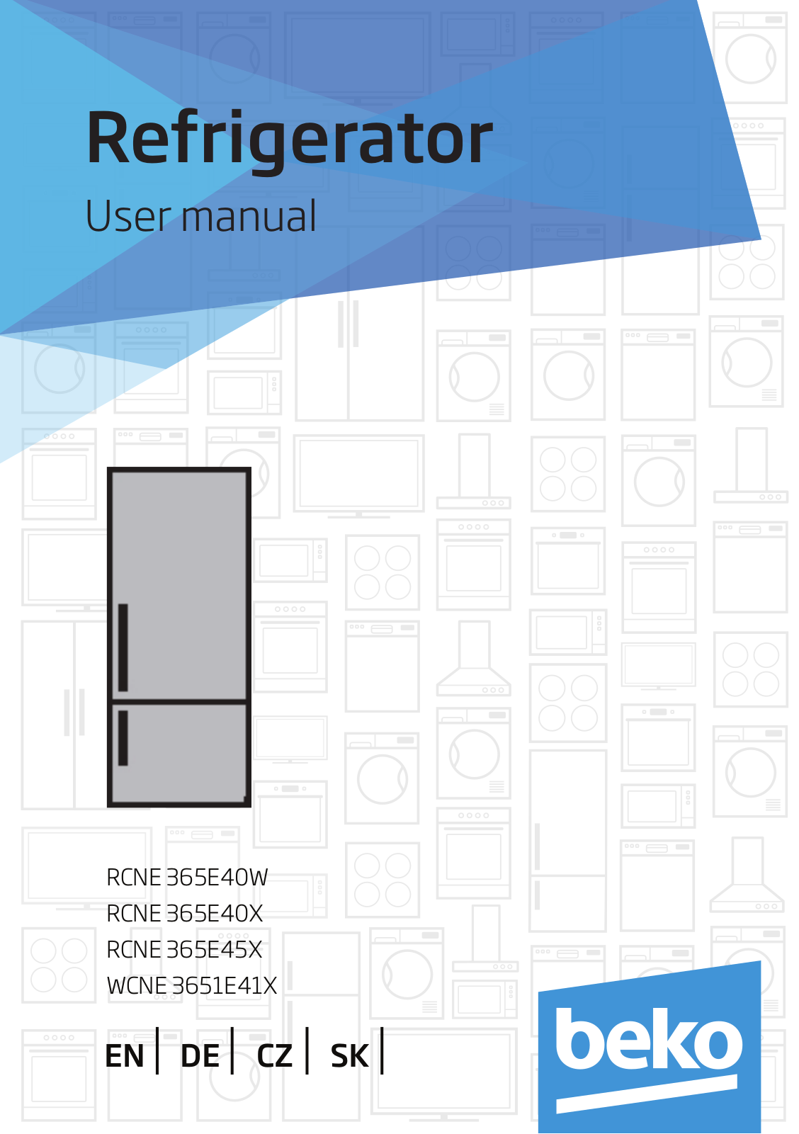 Beko RCNE 365 E40W Operating Instructions