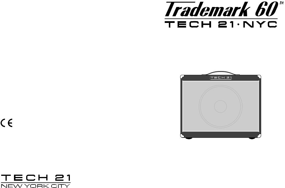 Tech 21 Trademark 60 User Manual