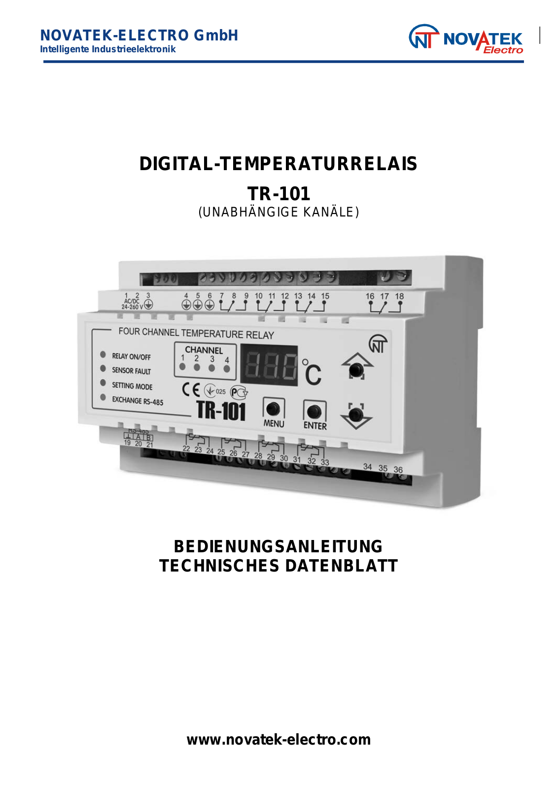 Novatek TR-101 User guide