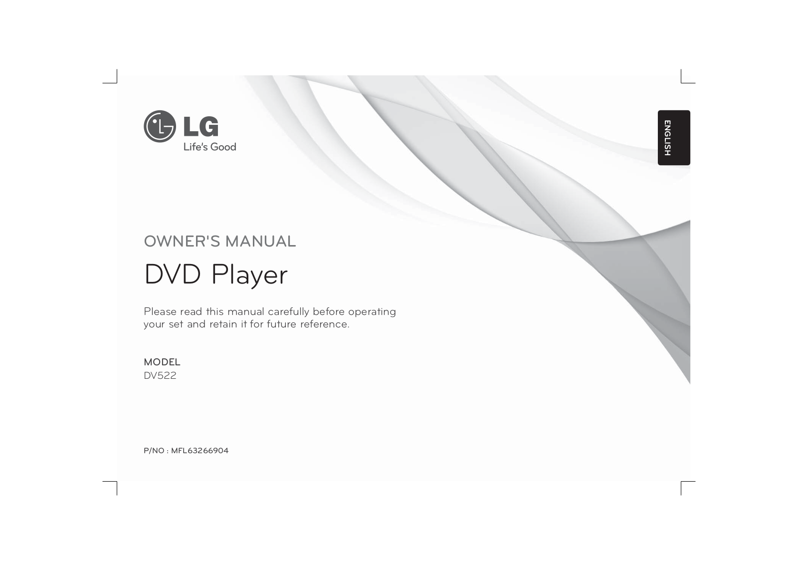 LG DV522 User Manual