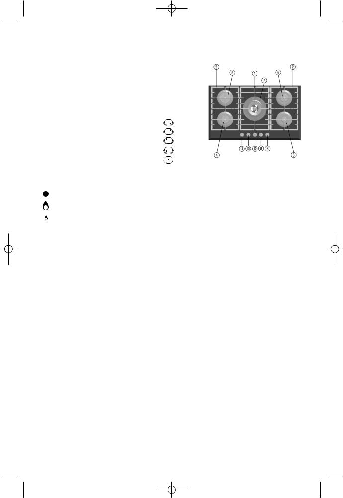 Whirlpool KHGL 9010/B INSTRUCTION FOR USE