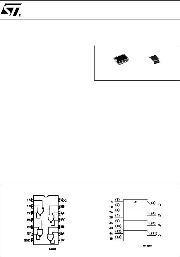 ST 74LVX00 User Manual