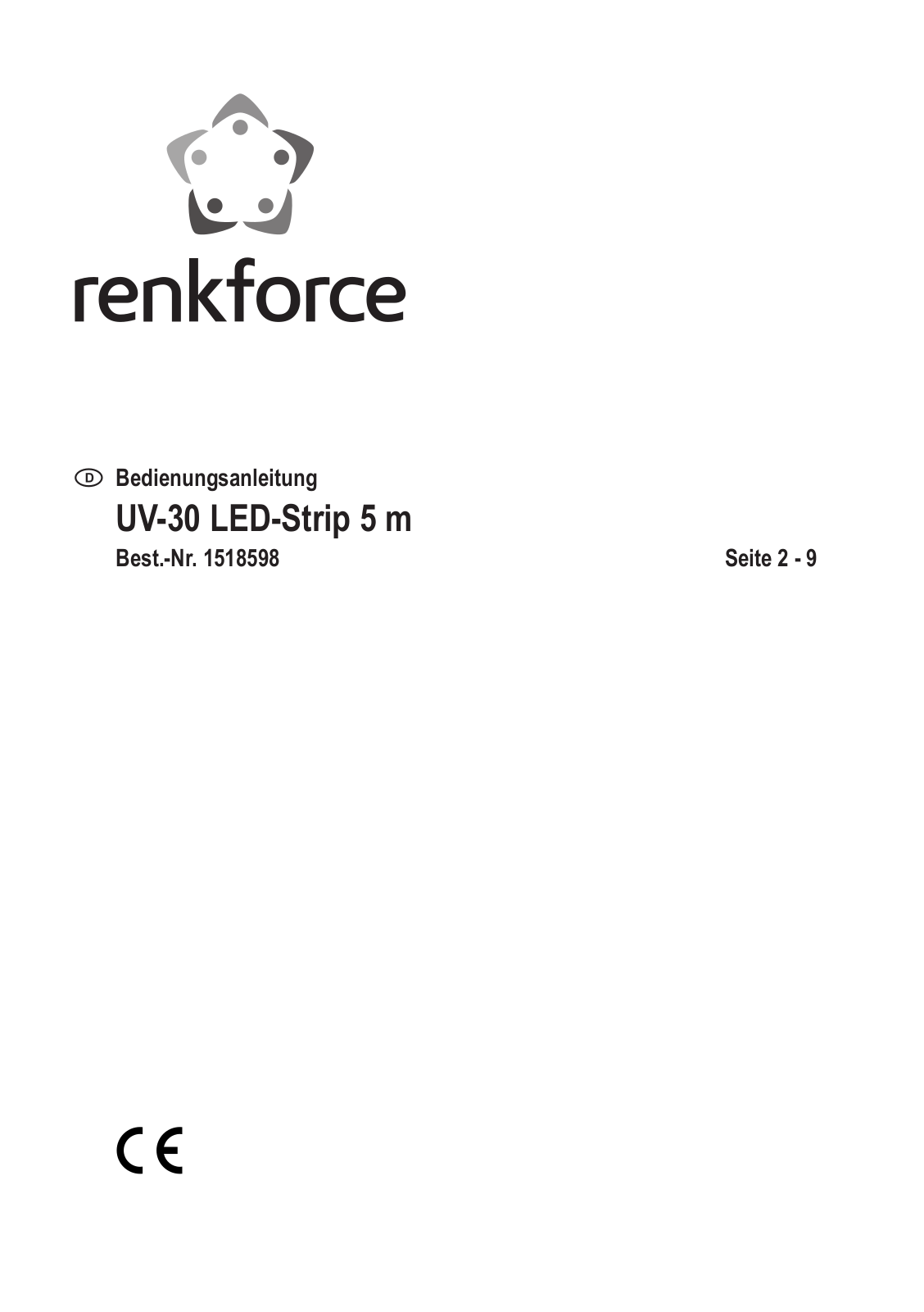 Renkforce 1518598 Operating Instructions