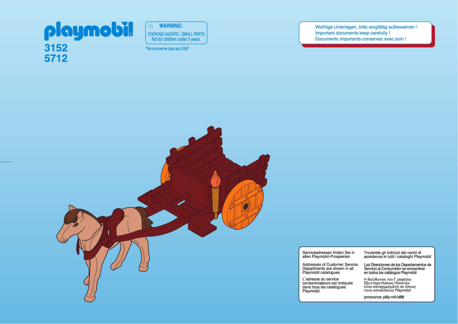 Playmobil 3152 Instructions