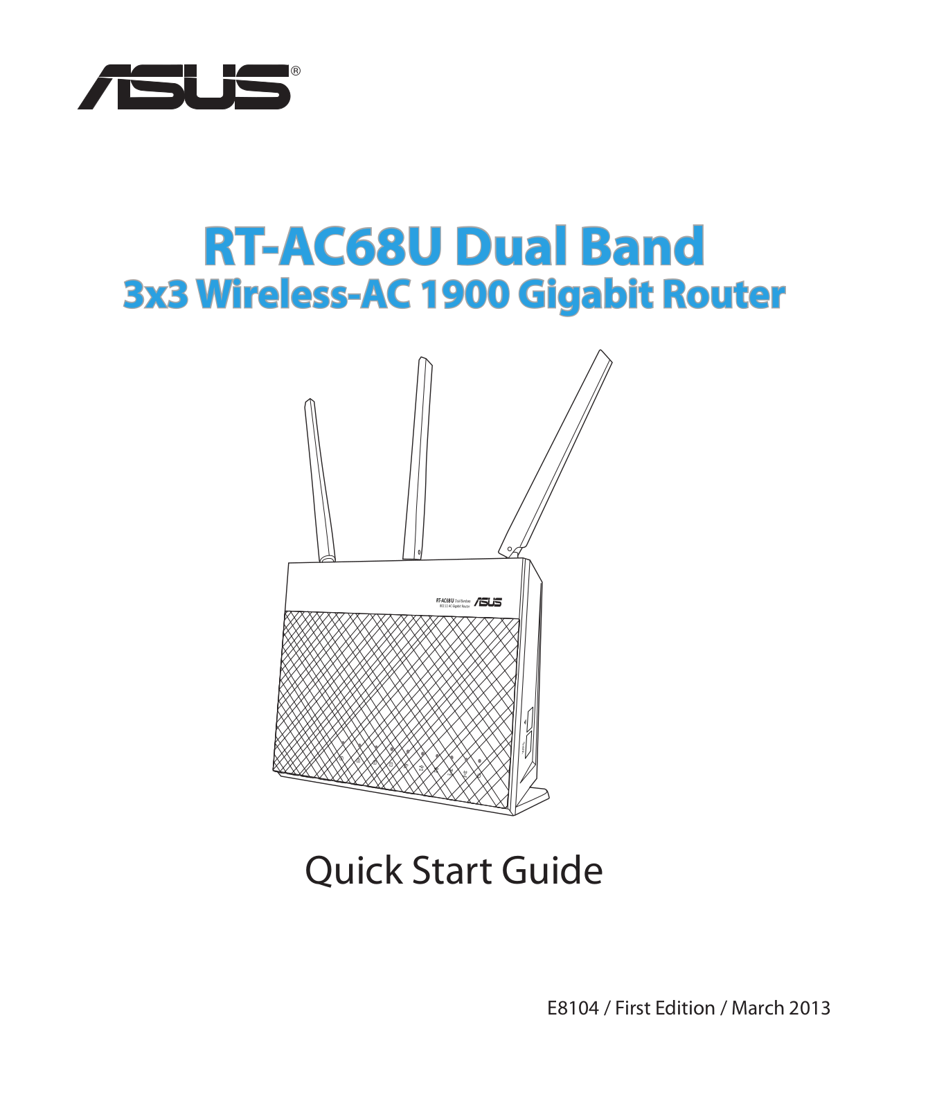 Asus RT-AC68U User Manual