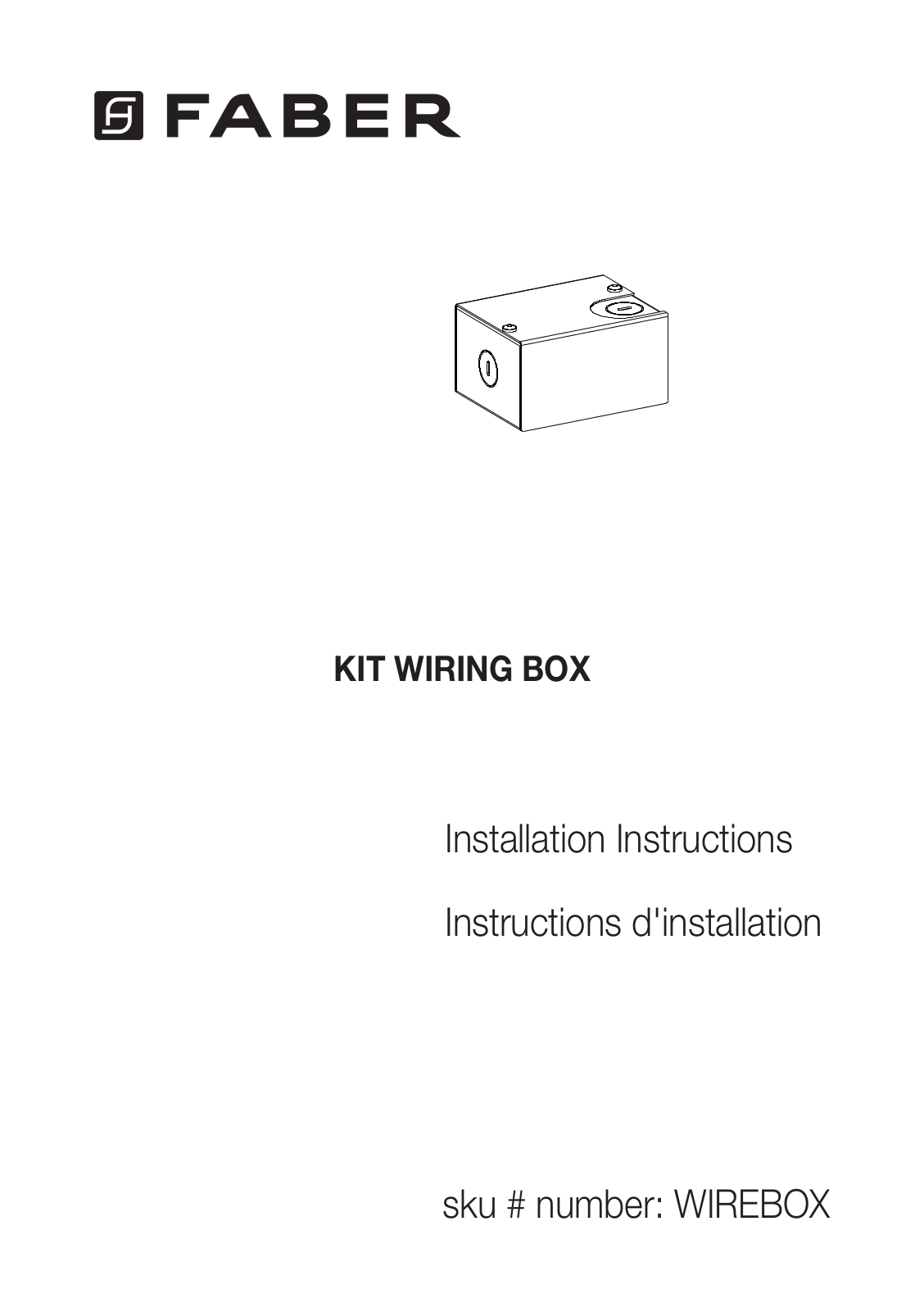 Faber WIREBOX Nstallation Instructions - ManualMachine.com