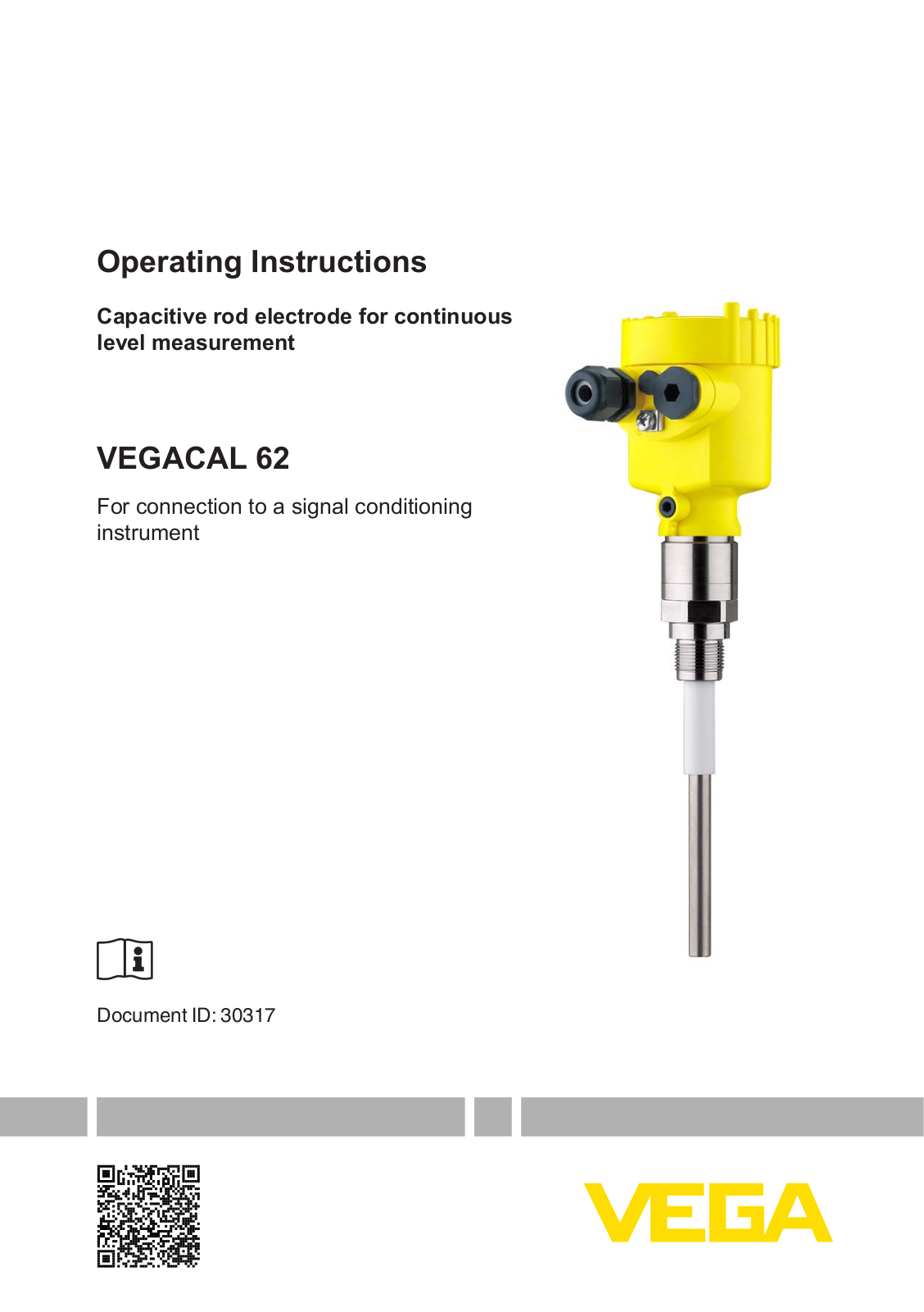 VEGA CAL62 User Manual