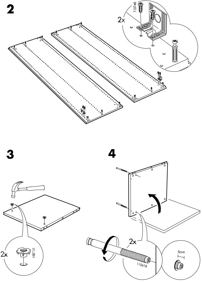 IKEA PAX WARDROBE FRAME 30X23X93, PAX WARDROBE FRAME 20X23X93 Assembly Instruction
