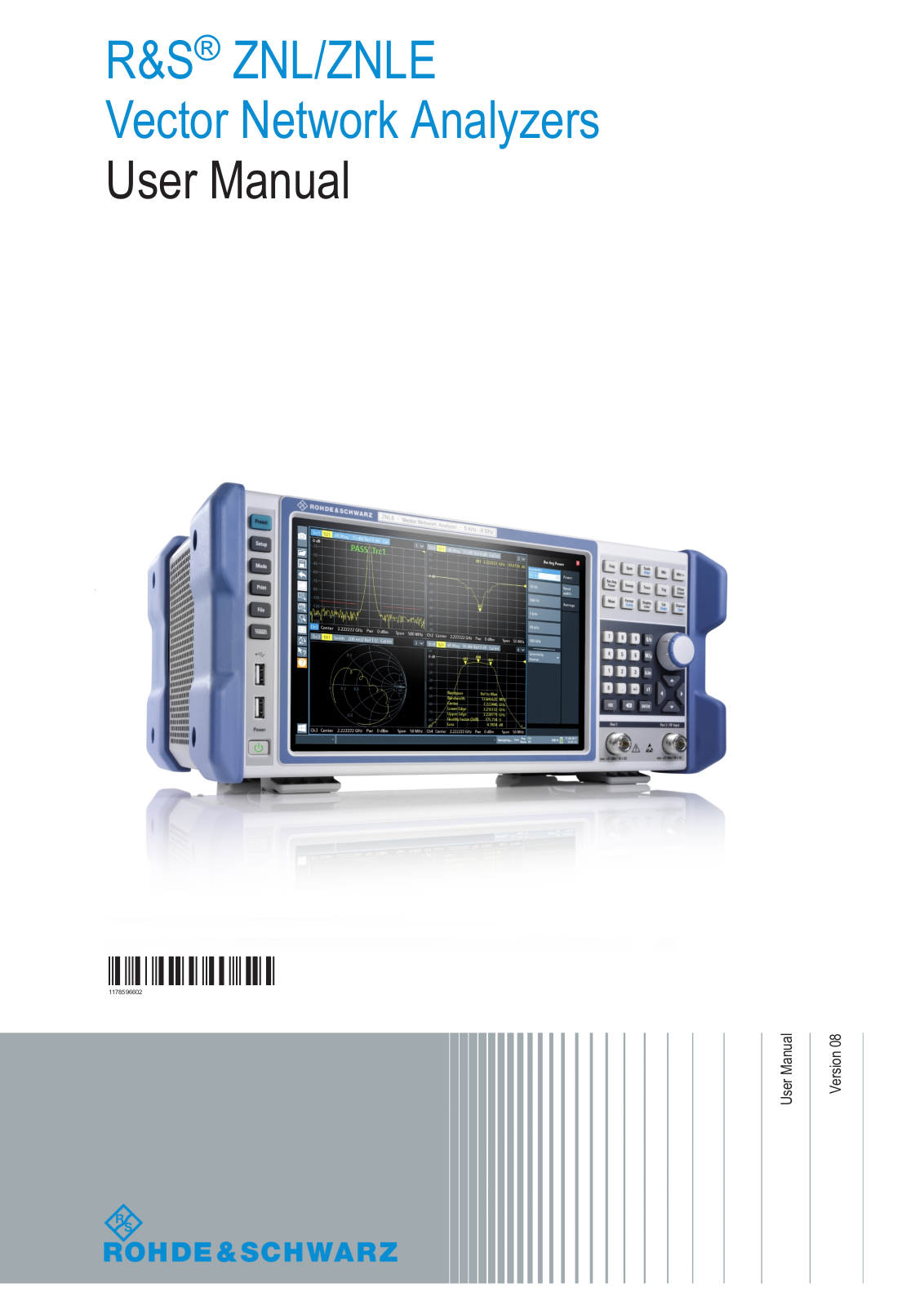 Rohde & Schwarz ZNLE6, ZNLE3, ZNL6, ZNL3 User Manual