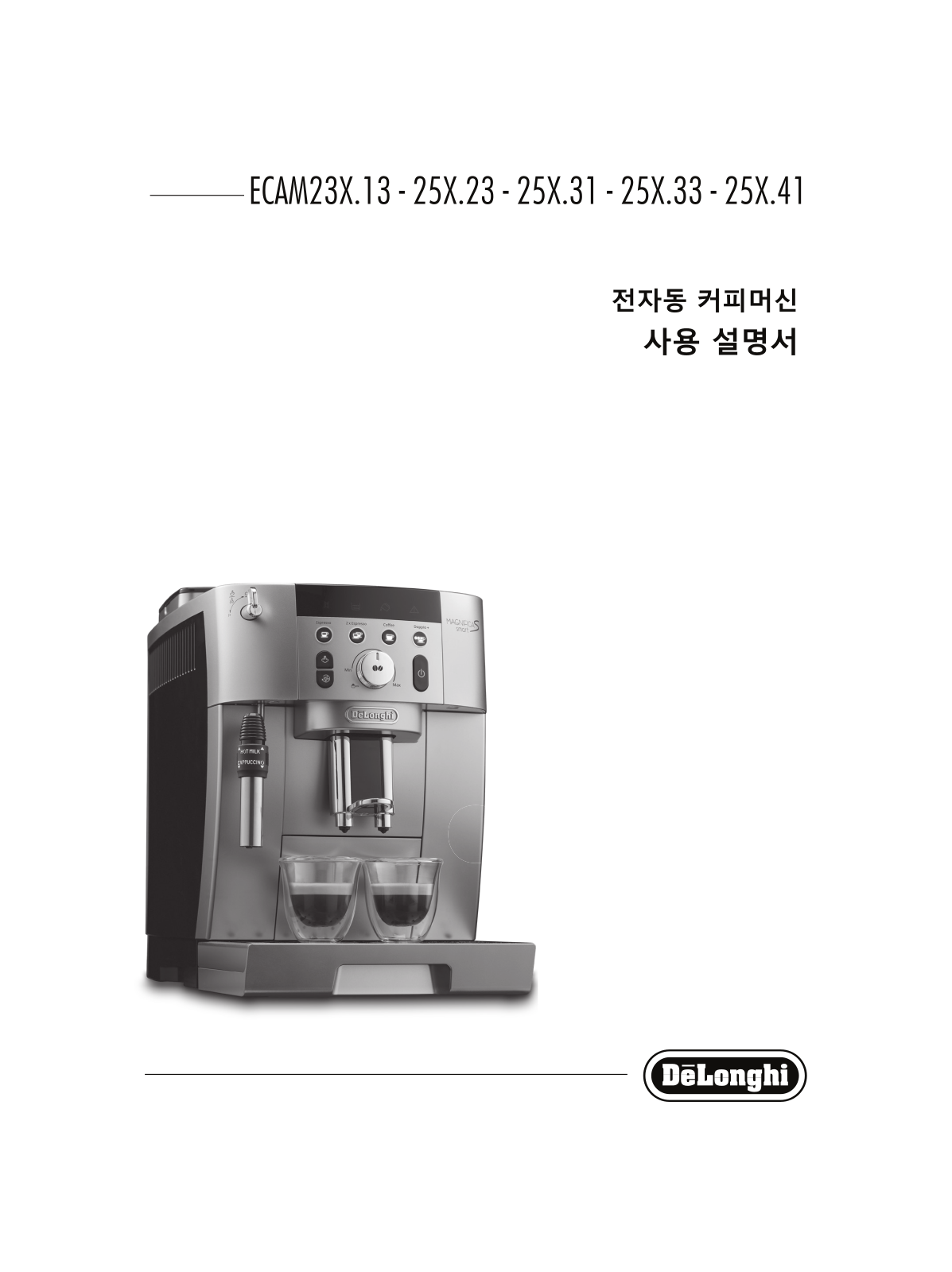 Delonghi KRECAM250.33 Instruction manuals