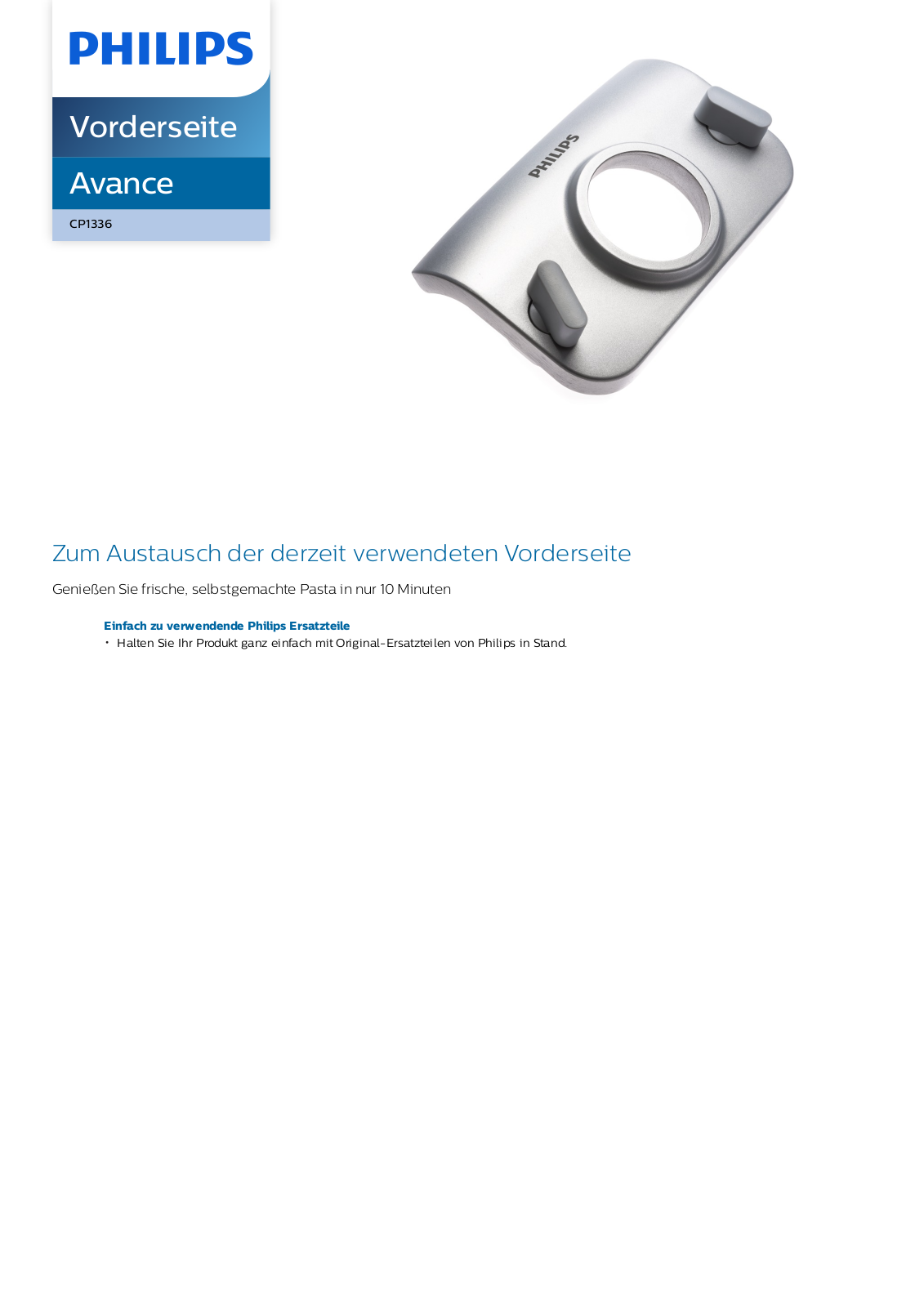 Philips CP1336/01 Leaflet - ManualMachine.com
