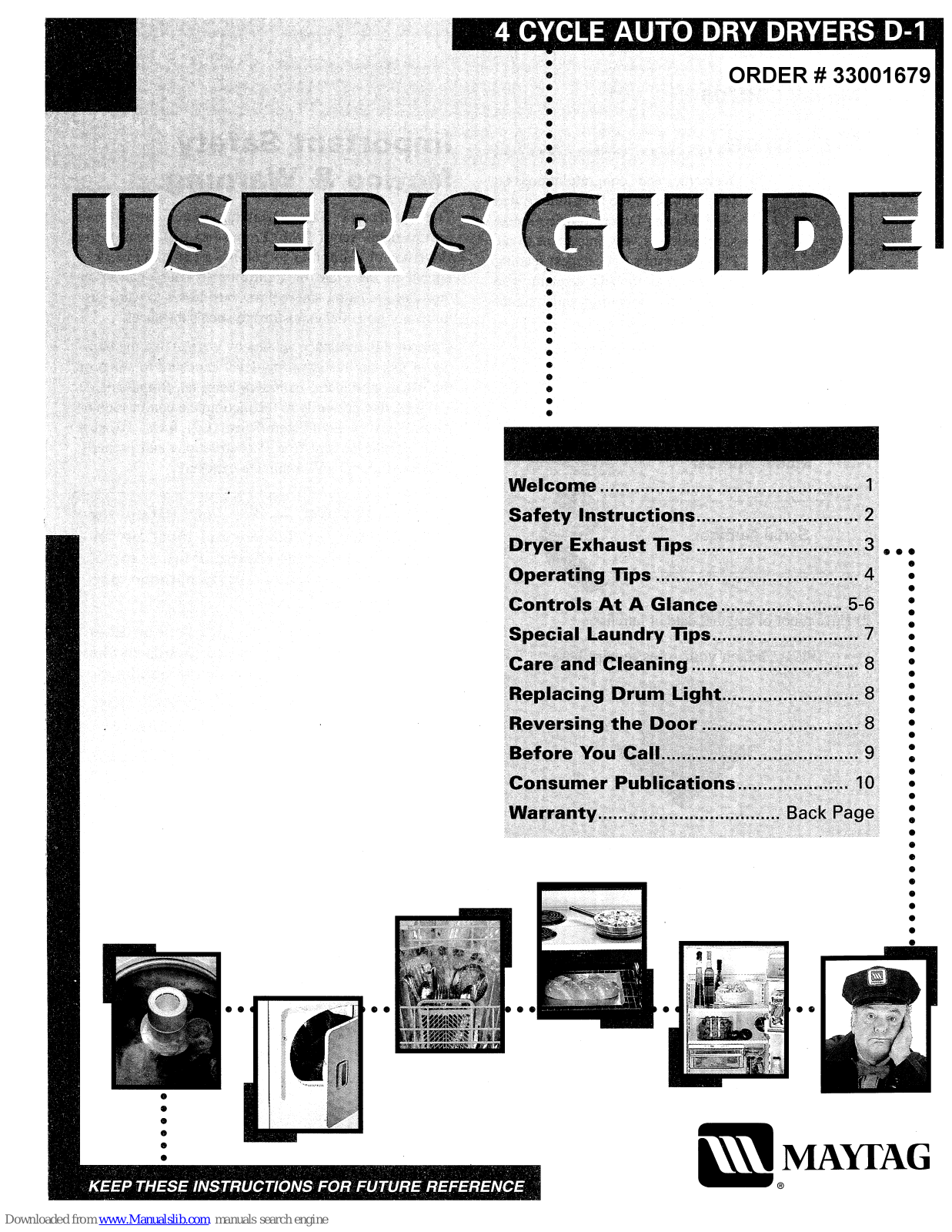 Maytag LD9206 User Manual