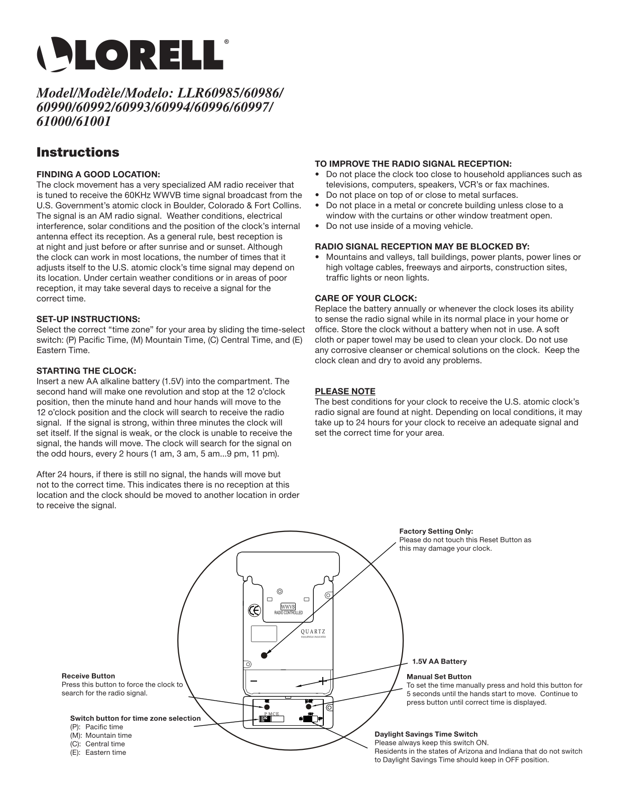 Lorell LRO1154 Assembly Instructions - ManualMachine.com