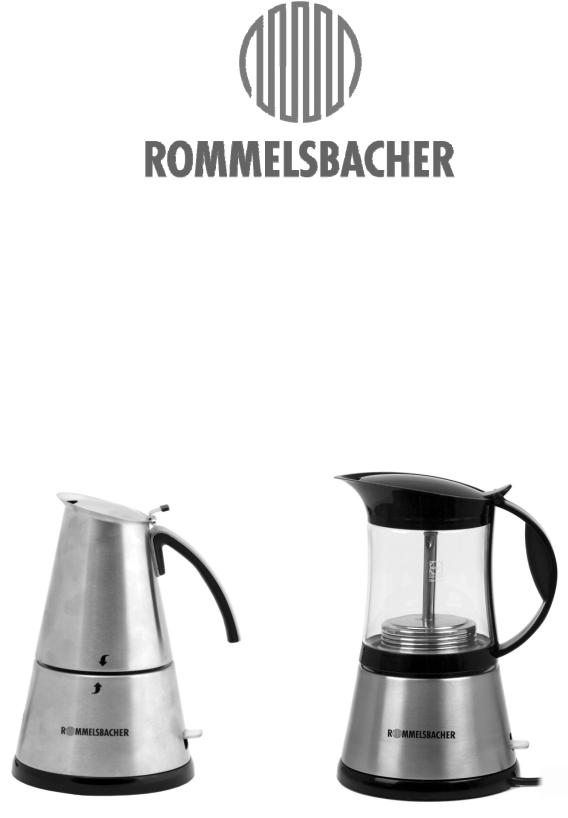 Rommelsbacher EKO 364/E, EKO 366/E, EKO 376/G User Manual