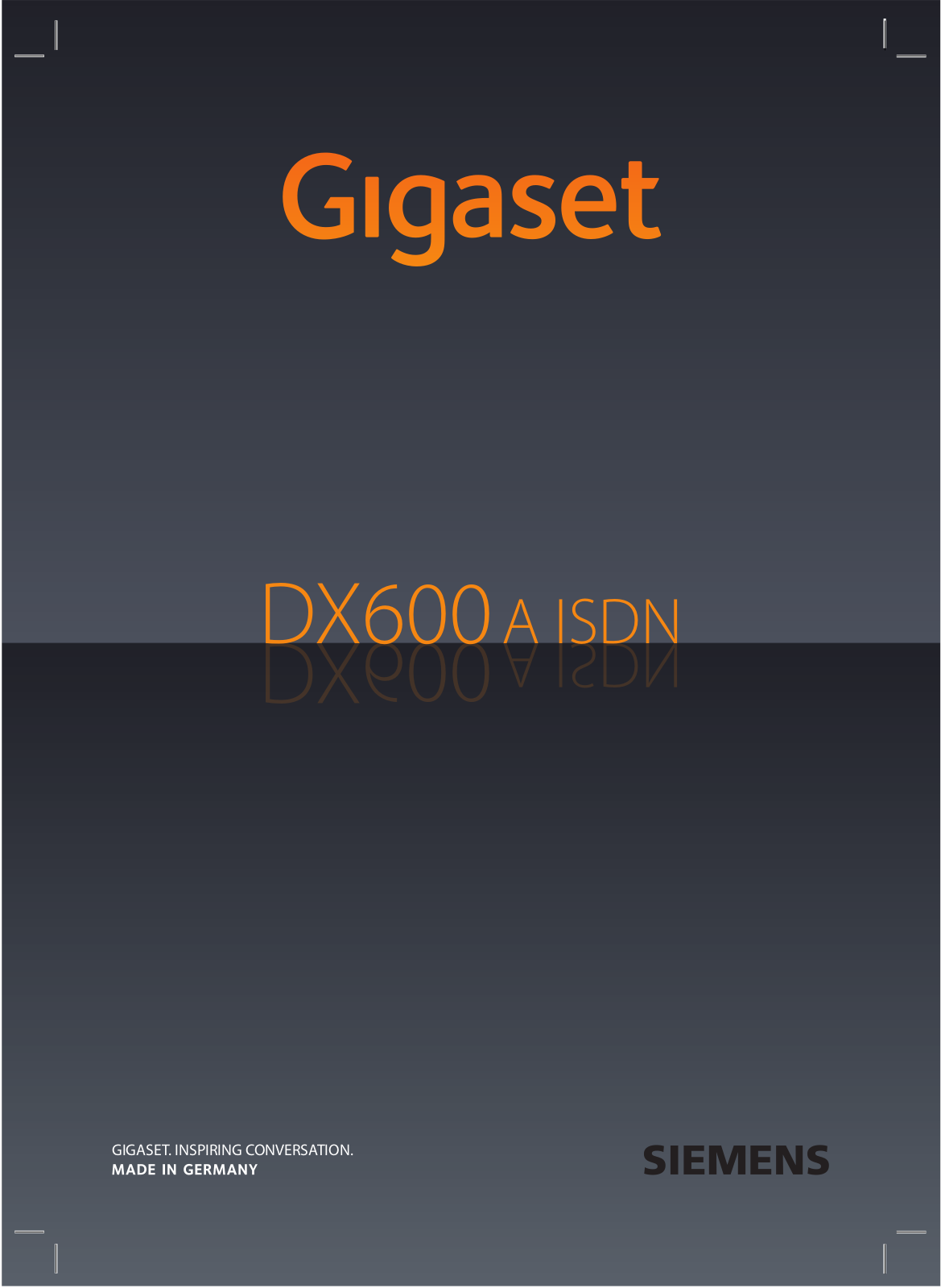 Siemens GIGASET DX600A User Manual