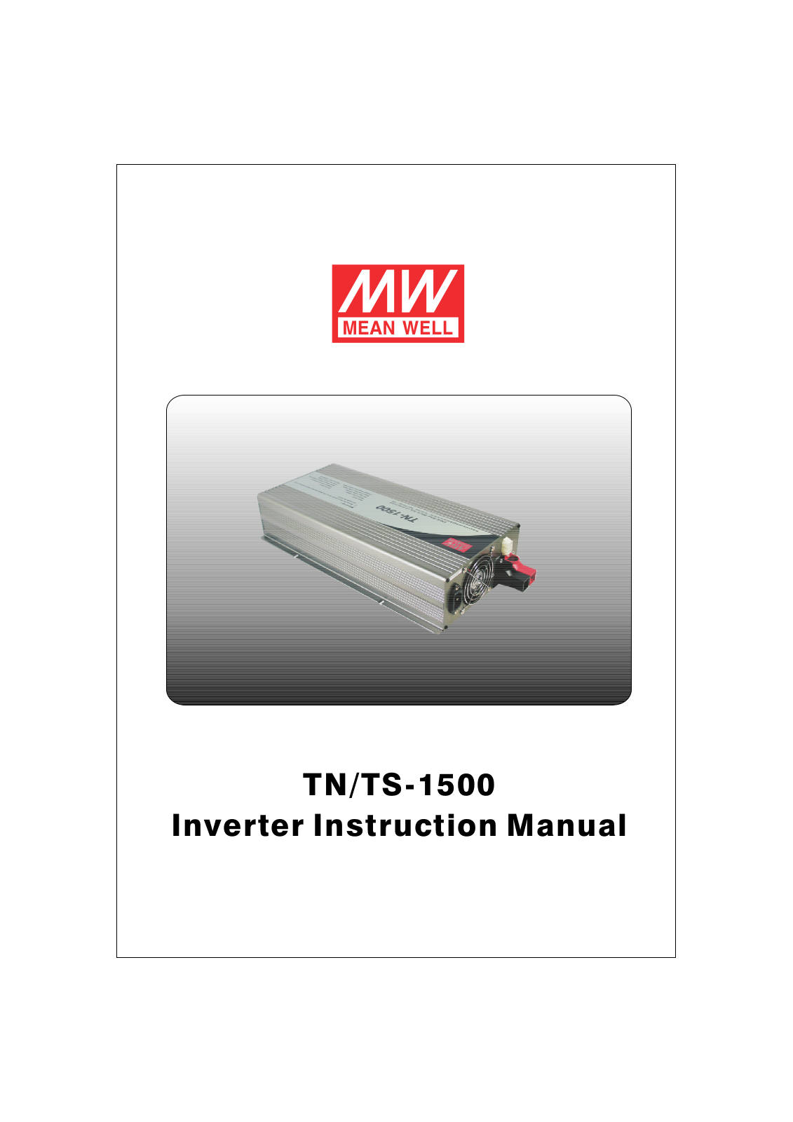 Mean Well TN-1500-112, TN-1500-124, TN-1500-148, TN-1500-212, TN-1500-224 User guide - ManualMachine.com