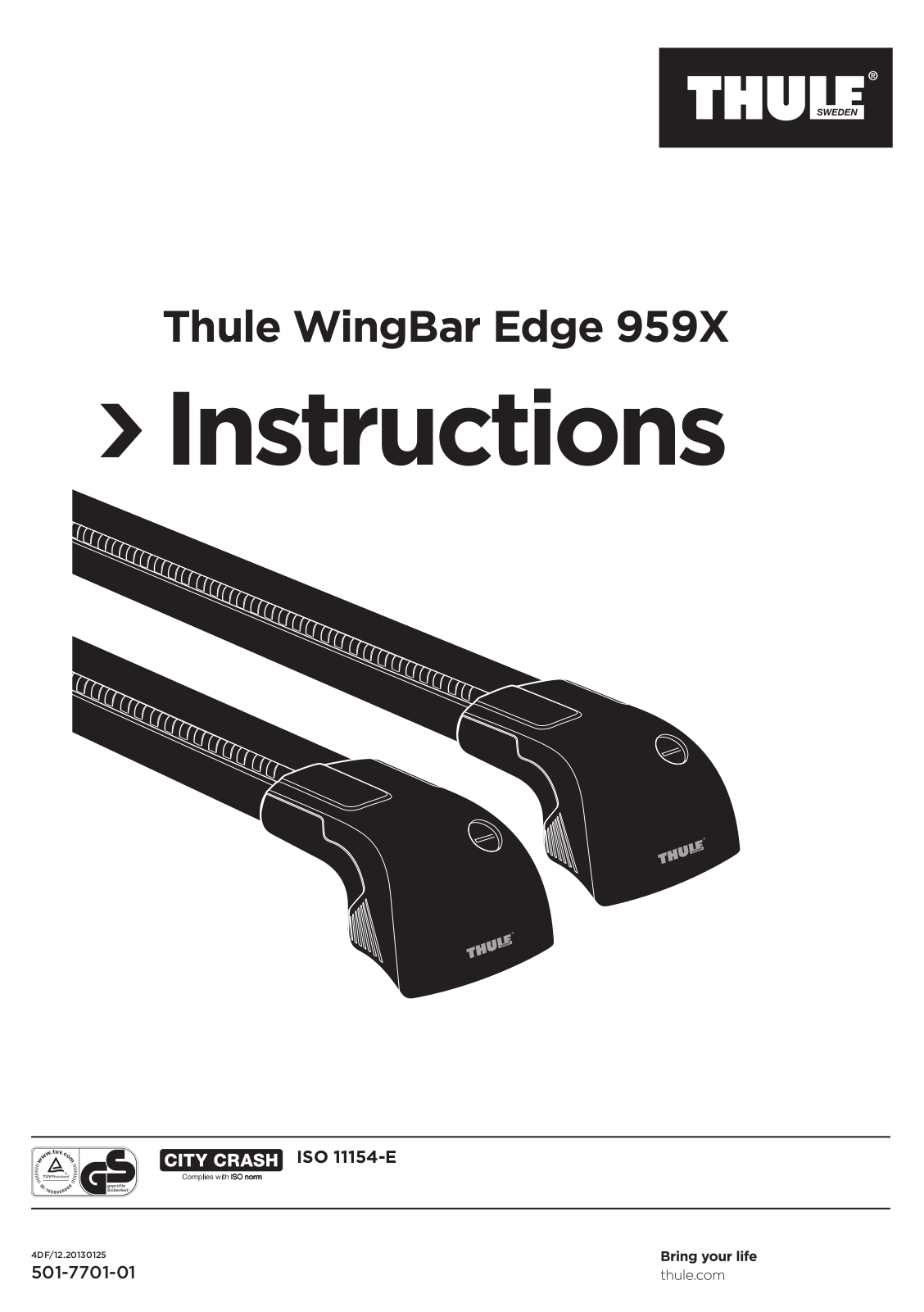 Thule 9591 User Manual